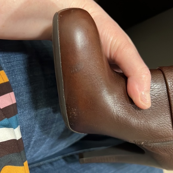 Gianni Bini Vintage Leather Slouchy Booties Size 8 - Picture 8 of 10